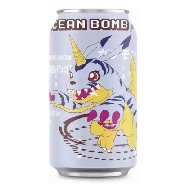 Digimon Gabumon Ocean Bomb Drink Sparkling Water blueberries flavour