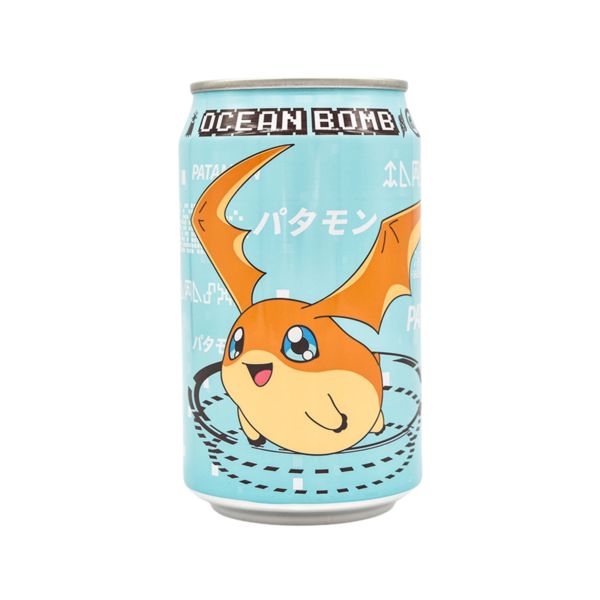 Refresco Digimon Patamon Ocean Bomb Sparkling Water sabor limón
