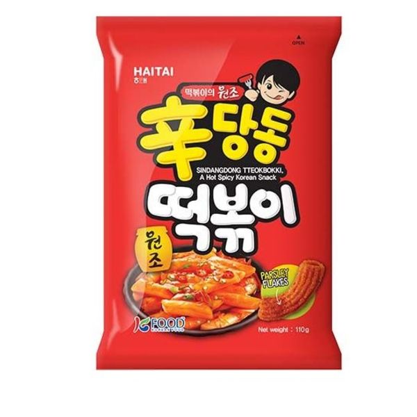 Sindangdong Toppokki Spicy Hot Korean Snack HAITAI 110 g