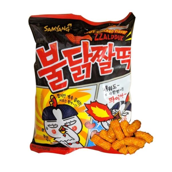 Snack de Trigo Sabor Pollo Picante Samyang 120 g