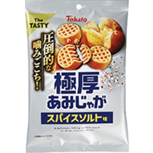 Spicy Salt Potato Crisps Amijaga Snack Tohato 45 g