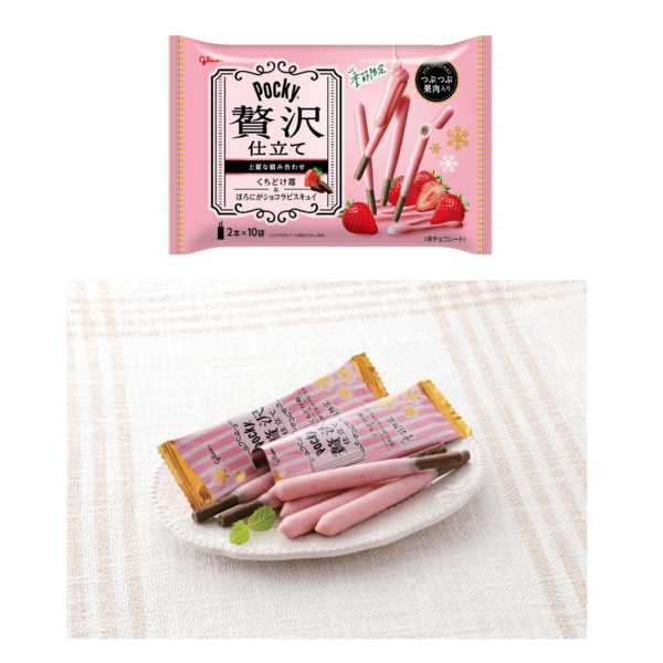 Pocky Strawberry Sticks Glico 110 g