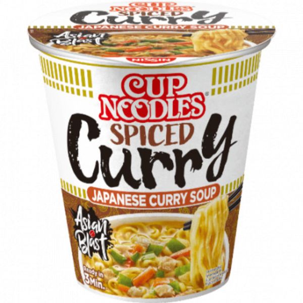 Ramen Noodles Curry Picante Nissin 67gr