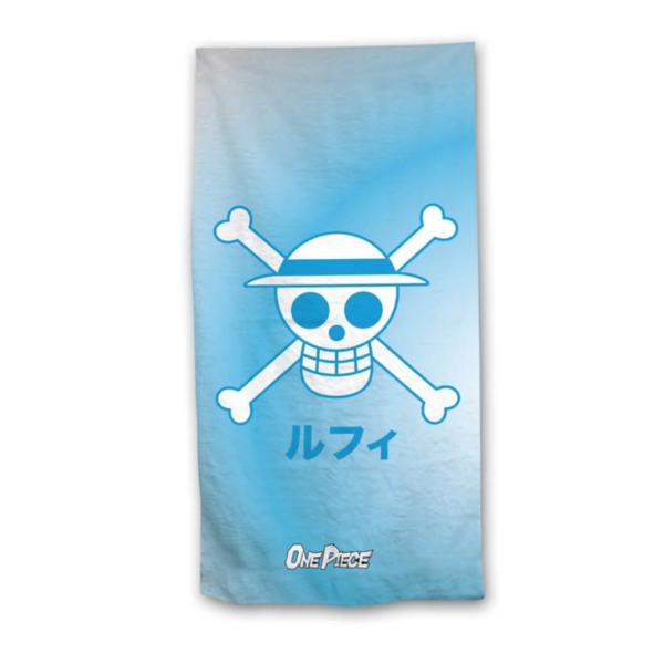Strew Hat Crew Skull Blue Beach Towel One Piece 140 x 70 cms
