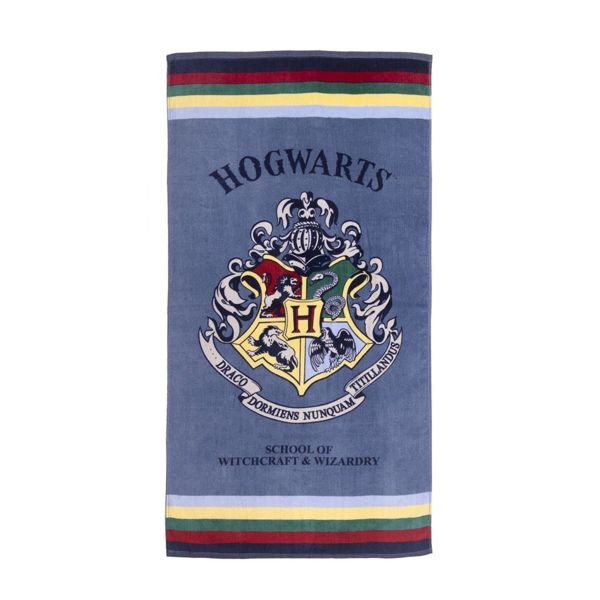Hogwarts Crest Blue Towel 140 x 70 cms