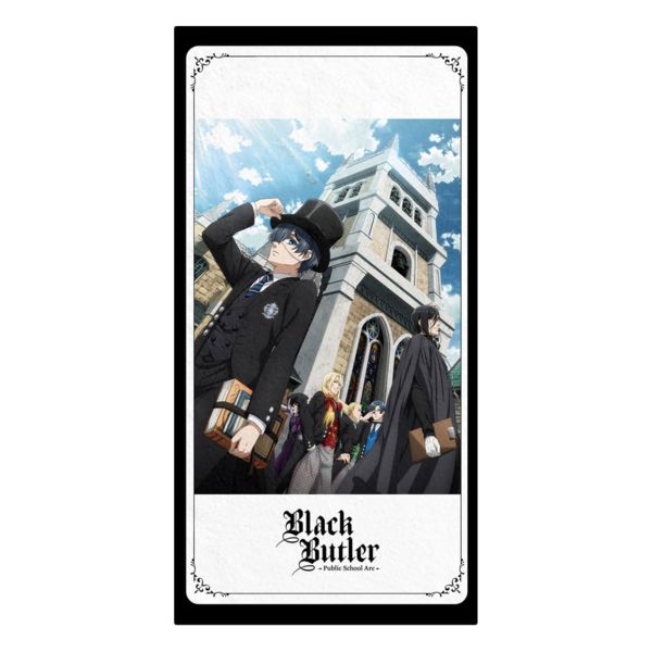 Ciel Phantomhive & Sebastian Michaelis Towel Black Butler: Public School Arc 150 x 75 cm