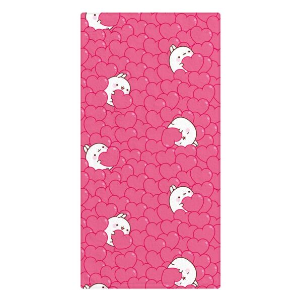 Hearts Molang Towel 150 x 75 cm
