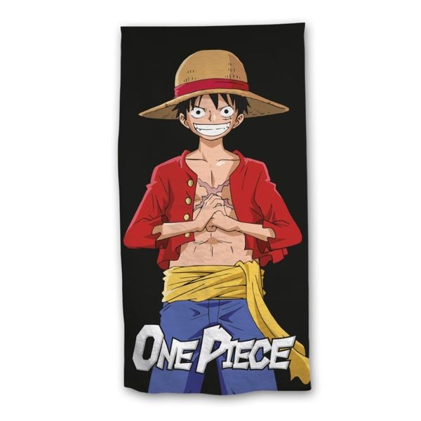 Monkey D Luffy Black Towel One Piece 140 x 70 cm