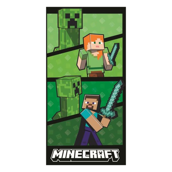 Steve & Alex Towel Minecraft 140 x 70 cm