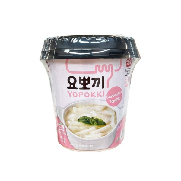 Instant Yopokki Toppoki Carbonara flavour Young Poong 120 g