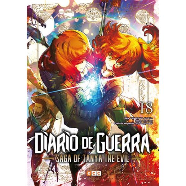 Diario de Guerra Saga of Tanya the Evil #18 Manga Oficial ECC Ediciones (Spanish)