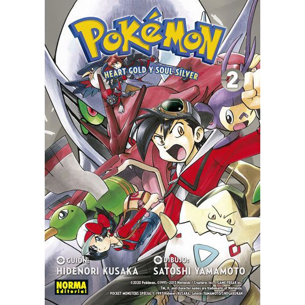 Pokemon Heart Gold y Soul Silver #02 Manga Oficial Norma Editorial (Spanish)