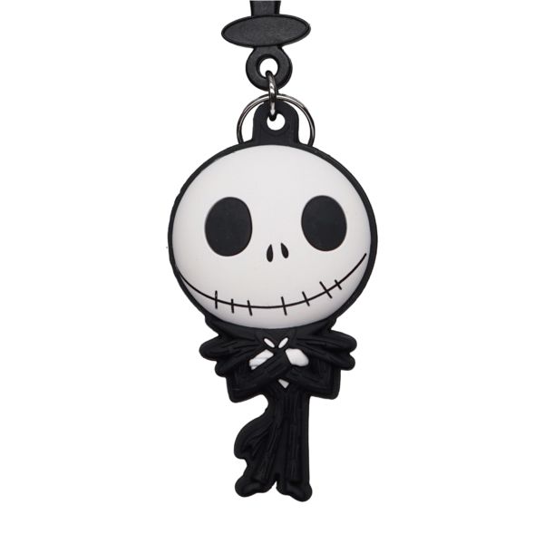 Jack Skellington Keychain Nightmare Before Christmas Monogram