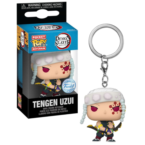 Tengen Uzui Kimetsu no Yaiba Keychain Funko Pocket POP