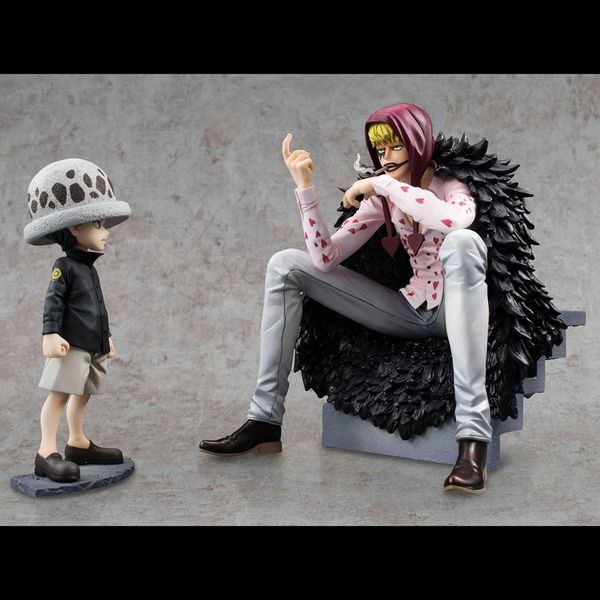 Figura Corazon y Trafalgar Law Limited Edition One Piece Portrait Of Pirates Excellent Model