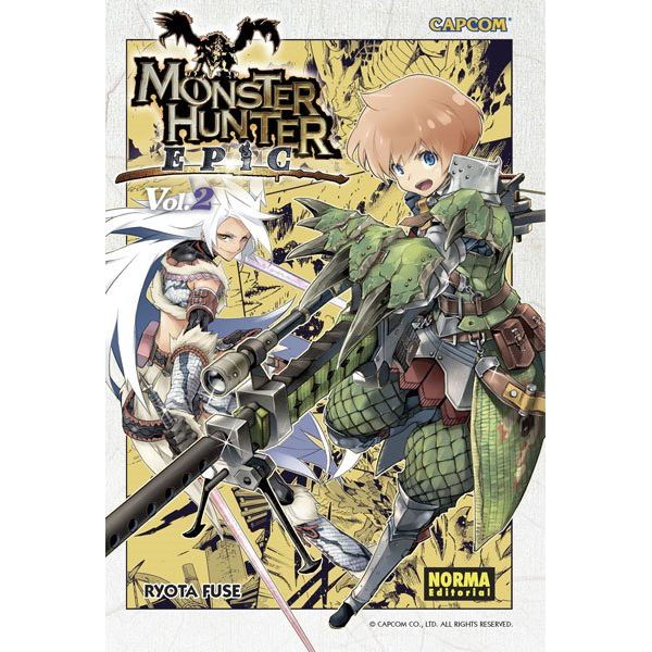 Monster Hunter Epic #02 Manga Oficial Norma Editorial