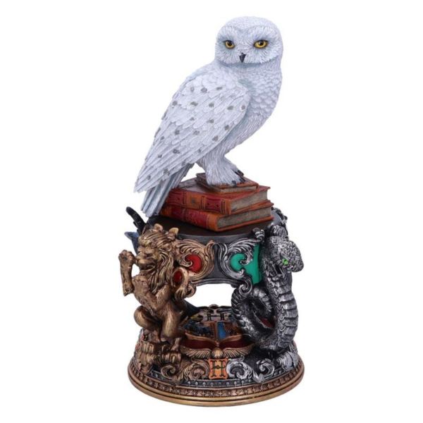 Figura Hedwig y Simbolos Casas Harry Potter 