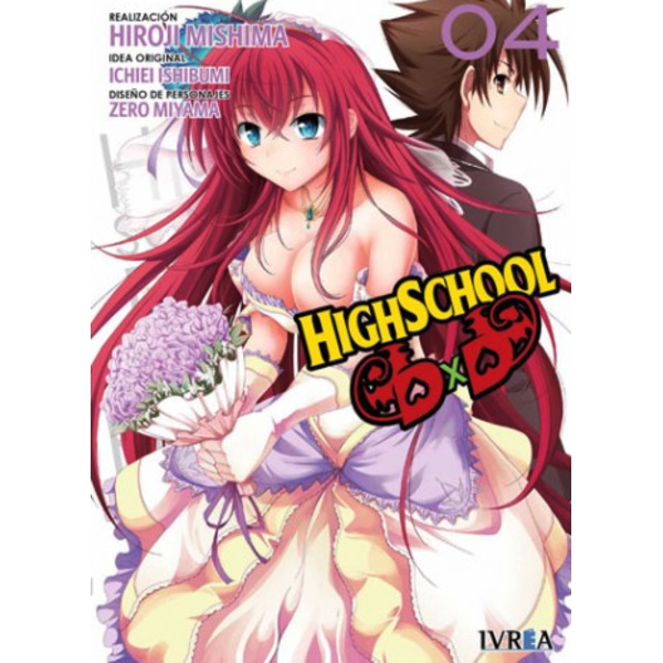 Highschool DxD #04 Manga Oficial Ivrea