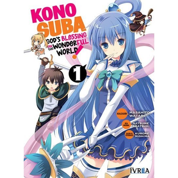 Konosuba #01 Manga Oficial Ivrea (spanish)