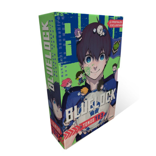 Pack Manga Starter Set Blue Lock Volumen 1 a 3