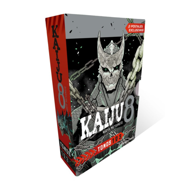 Starter Set Kaiju No. 8 Volumes 1 to 3 Spanish Pack Manga   