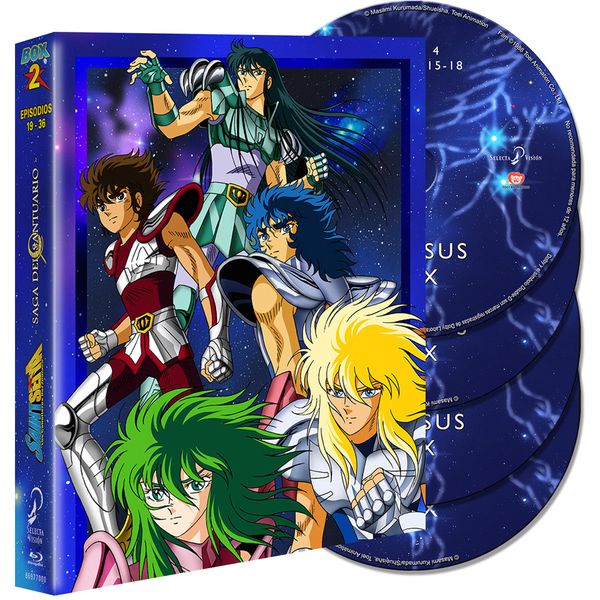 Saint Seiya Saga del Santuario Box 2 DVD