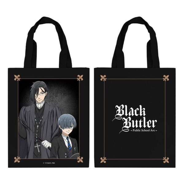 Ciel & Sebastian Tote Bag Black Butler