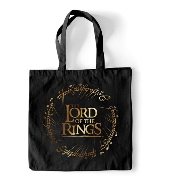 Bolsa de Tela Gold Logo El Señor de los Anillos