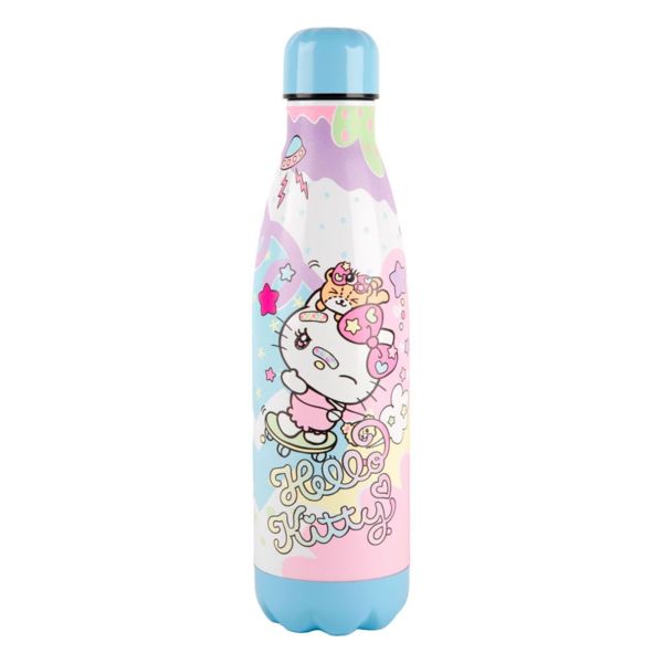 Botella de Acero Monopatín Hello Kitty Sanrio 500 ml