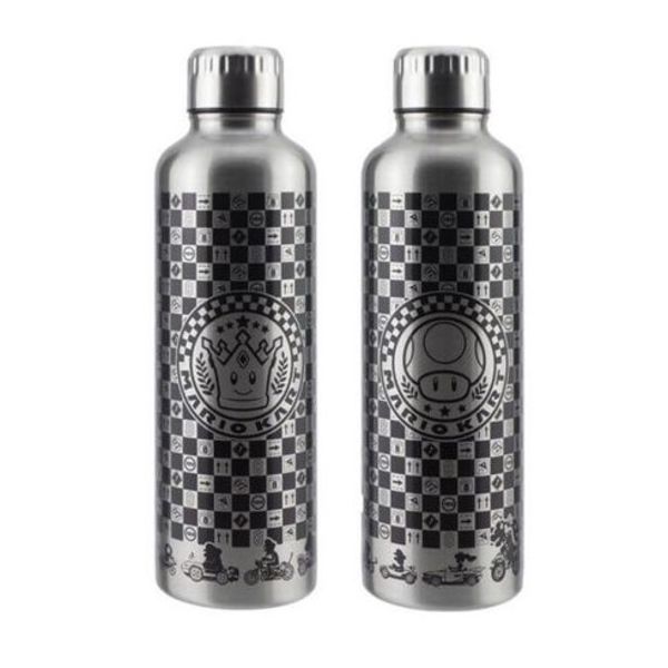 Botella de Acero Símbolos Super Mario Nintendo 500 ml 