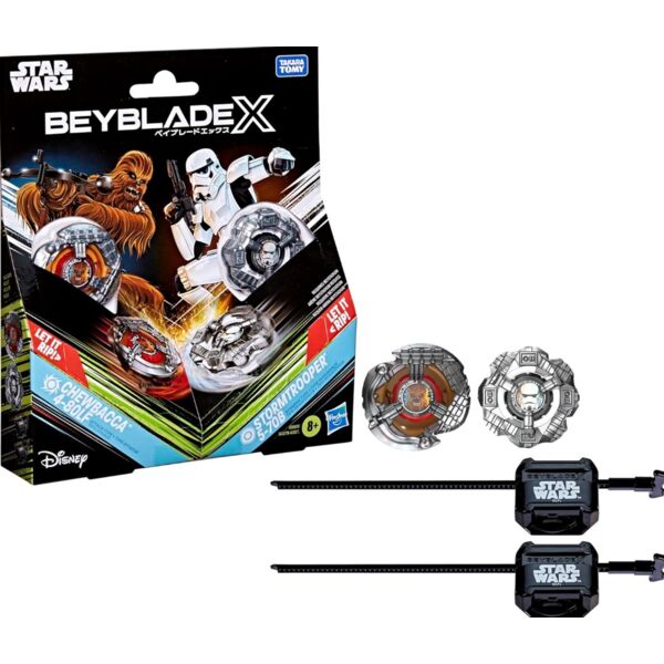 Beyblade X Chewbacca 4-80LF & Stormtrooper 5-70B Star Wars