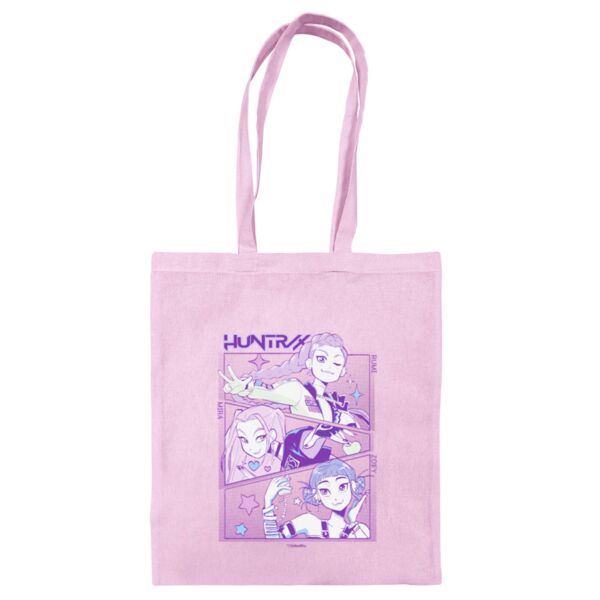 Bolsa de Tela Huntr/x Rosa Las guerreras K-pop Demon Hunters