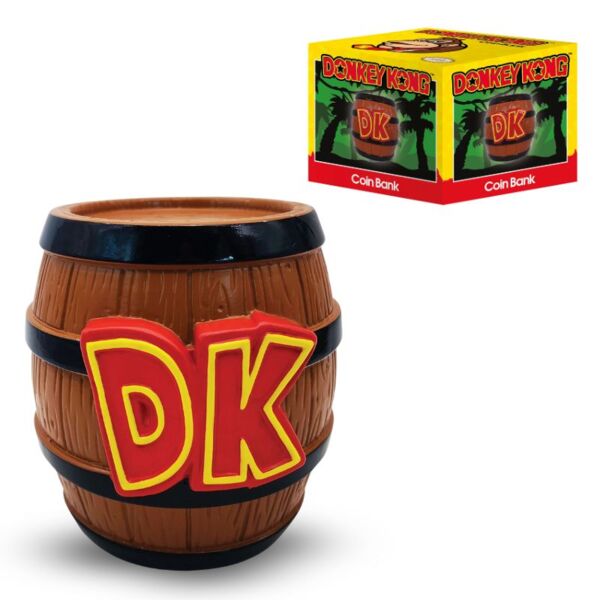 Barrel Money Bank Donkey Kong Nintendo