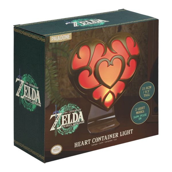 Heart Container 3D Lamp The Legend of Zelda: Tears of the Kingdom Nintendo 