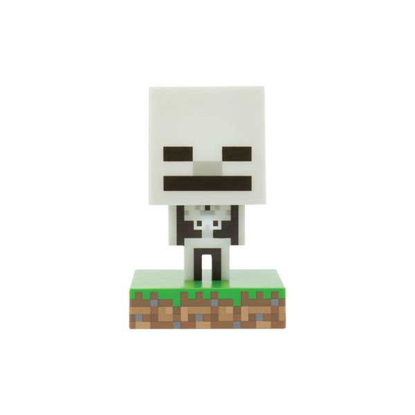 Lampara 3D Esqueleto Minecraft