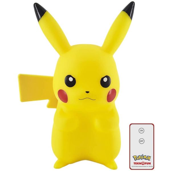 Lampara 3D Pikachu Enfadado Pokemon 25 cms