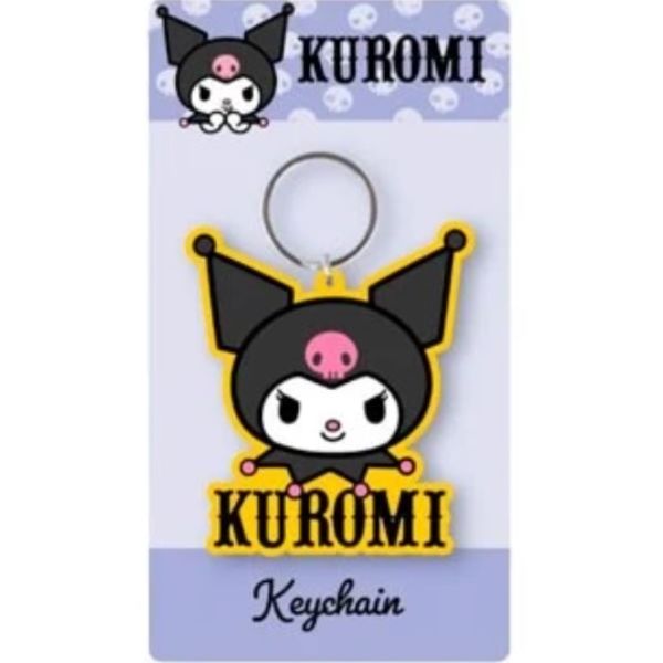 Yellow Kuromi Keychain Sanrio