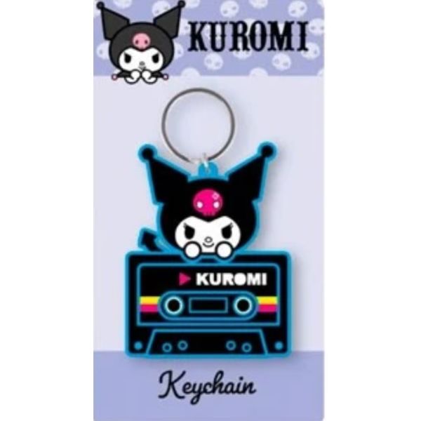 Blue Cassette Kuromi Keychain Sanrio