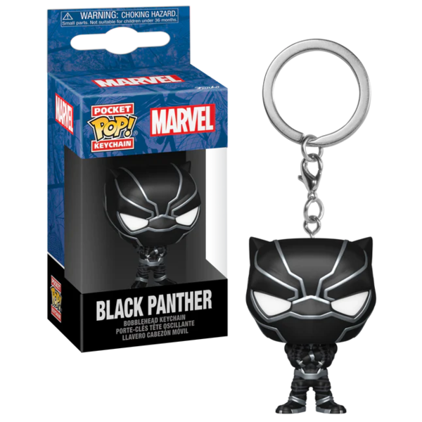 Llavero Funko Black Panther Marvel Cómics Pocket POP