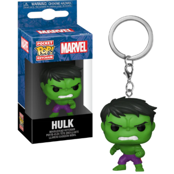 Hulk Marvel Comics Keychain Pocket Funko POP