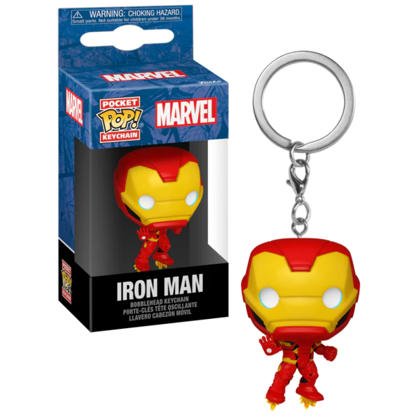 Iron Man Marvel Comics Keychain Pocket Funko POP