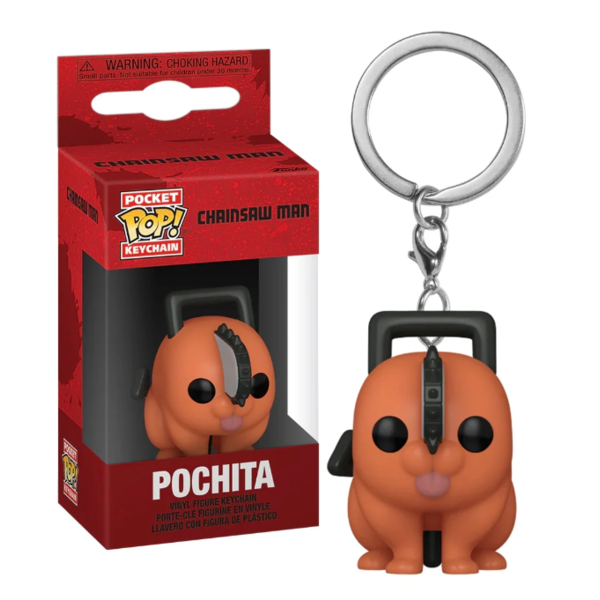 Llavero Funko Pochita Chainsaw Man Pocket POP!