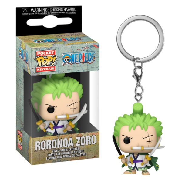 Llavero Funko Zoro Roronoa One Piece Pocket POP 