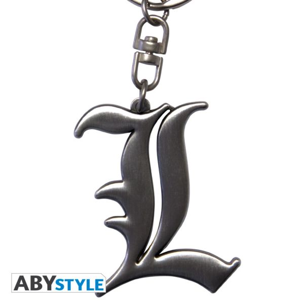 L Symbol Keychain Death Note