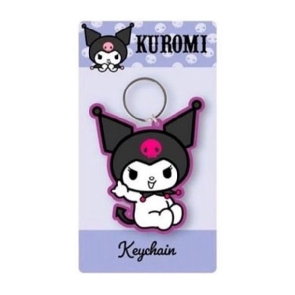 Purple Kuromi Keychain Sanrio