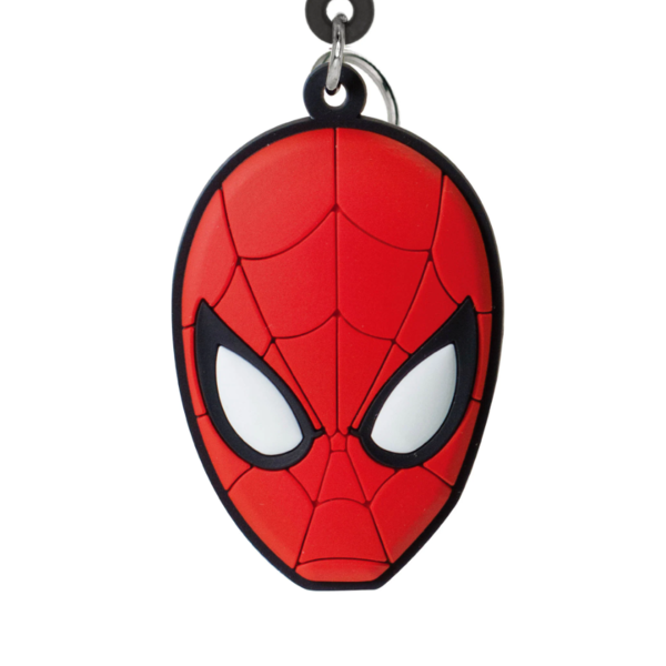 Spiderman Face Keychain Marvel Comics