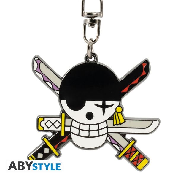 Zoro Skull Keychain One Piece | Kurogami