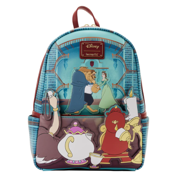 Bookcase Backpack Beauty and the Beast Disney Loungefly
