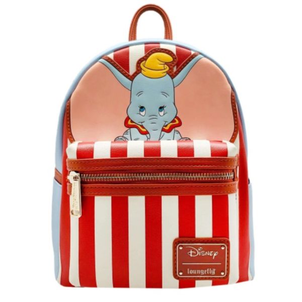  Dumbo Red and White Backpack Dumbo Disney Loungefly 
