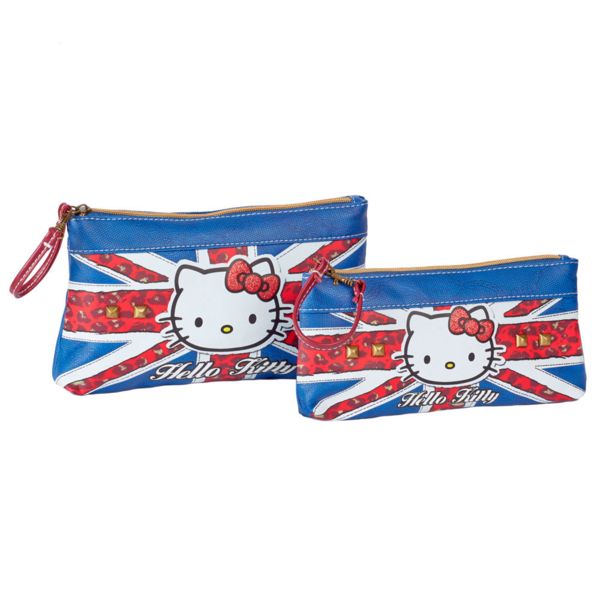Hello Kitty England Toiletry Bag 2 Pieces Set Hello Kitty